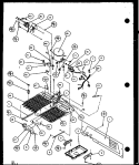 MACHINE COMPARTMENT Diagram and Parts List for SL25J P7870132W Amana Refrigerator