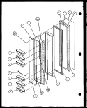 Part Location Diagram of C8823634 Whirlpool BLACK GLASS PANEL