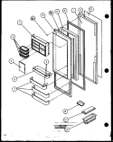 Part Location Diagram of C8823637 Whirlpool PANEL BLACK GLASS