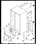 DRAIN Diagram and Parts List for SC25JP P1104028W Amana Refrigerator