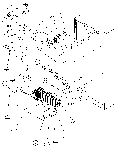 Air Flow Diagram and Parts List for 85158-P1117110W  Amana Refrigerator