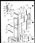 FZ DOOR Diagram and Parts List for SXD22J P7870119W Amana Refrigerator