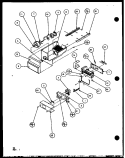 ICE BUCKET AND ICE MAKER Diagram and Parts List for SXD22J P7870119W Amana Refrigerator