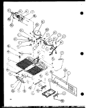 MACHINE COMPARTMENT Diagram and Parts List for SCD25JP P7870117W Amana Refrigerator