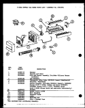 8 CUBE COMPACT ICE MAKER Diagram and Parts List for SLD22JB P7870133W Amana Refrigerator