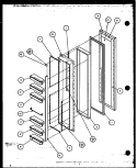 Part Location Diagram of D7882714 Whirlpool FZ DR PAN, W