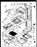 Part Location Diagram of D7782204 Whirlpool Slide crisper cont