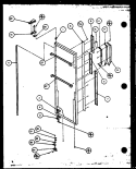 REF DOOR Diagram and Parts List for 36558 P1115403W Litton Refrigerator