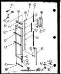 FZ DOOR Diagram and Parts List for 36071 P1115801W Litton Refrigerator