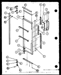 REF DOOR Diagram and Parts List for 36071 P1115801W Litton Refrigerator