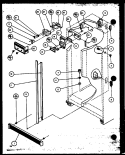 REF / FZ CONTROLS AND CABINET PARTS Diagram and Parts List for 36071 P1115801W Litton Refrigerator