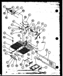 MACHINE COMPARTMENT Diagram and Parts List for 36071 P1115801W Litton Refrigerator