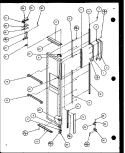 FZ DOOR Diagram and Parts List for 36588 P1108402W Litton Refrigerator