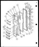 Part Location Diagram of D7828903 Whirlpool Inner door liner, fr