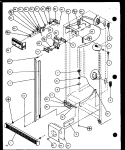 REF / FZ CONTROLS AND CABINET PART Diagram and Parts List for 36588 P1108402W Litton Refrigerator