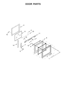 Part Location Diagram of W11226493 Whirlpool HINGE-DOOR
