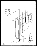 FZ DOOR HINGE AND TRIM PARTS Diagram and Parts List for SZ25NW P1162707W W Amana Refrigerator