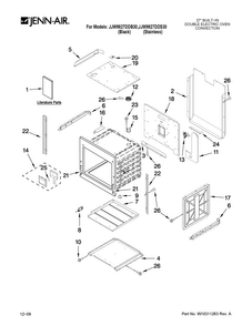 Part Location Diagram of 2618F223-51 Whirlpool PANEL-VENT