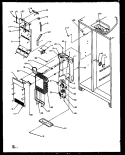 FZ EVAP AND AIR HANDLING Diagram and Parts List for SZ25NW P1162707W W Amana Refrigerator