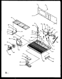 MACHINE COMPARTMENT Diagram and Parts List for SZ25NW P1162707W W Amana Refrigerator