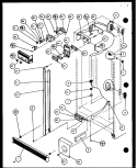 REF Diagram and Parts List for 36081 P1108701W Litton Refrigerator