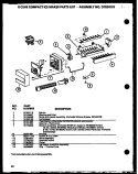 Page 14 Diagram and Parts List for 36081 P1108701W Litton Refrigerator