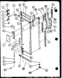 REF DOOR Diagram and Parts List for SZDE25KB P1116802W Amana Refrigerator
