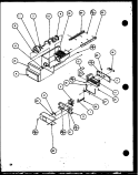 ICE BUCKET AND ICE MAKER Diagram and Parts List for SZDE25KB P1116802W Amana Refrigerator