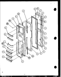 FZ DOOR Diagram and Parts List for 36598 P1115604W Litton Refrigerator