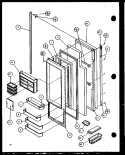 Part Location Diagram of 10149402 Whirlpool DOOR, REF W