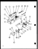 ICE BUCKET AND ICE MAKER Diagram and Parts List for 36598 P1115604W Litton Refrigerator