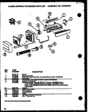 8 CUBE COMPACT ICE MAKER Diagram and Parts List for 36091 P1115903W Litton Refrigerator