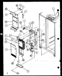 EVAP AND AIR HANDLING Diagram and Parts List for SBD20K P1117701W W Amana Refrigerator