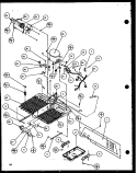 MACHINE COMPARTMENT Diagram and Parts List for SBD20K P1117701W W Amana Refrigerator