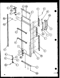 REF DOOR Diagram and Parts List for SZD20K P1117702W Amana Refrigerator