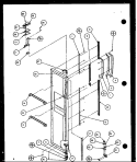 FZ DOOR Diagram and Parts List for 36568 P1115504W Litton Refrigerator