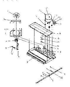 Section 3 Diagram and Parts List for TR21S4E-P1196104WE  Amana Refrigerator
