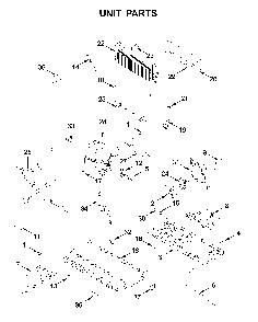 Unit parts Diagram and Parts List for MFI2269FRB02  Maytag Refrigerator
