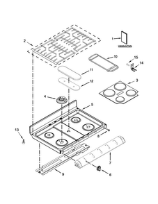 Part Location Diagram of W10647745 Whirlpool Tech sheet