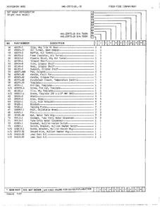 Fresh Food Compartment Page 3 Diagram and Parts List for 23972B  Admiral Refrigerator