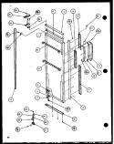 REF DOOR Diagram and Parts List for 36571 P1115506W Litton Refrigerator