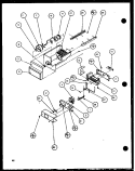 ICE BUCKET AND ICE MAKER Diagram and Parts List for 36261 P1115702W Kenmore Refrigerator