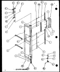 FZ DOOR Diagram and Parts List for SCD19J P1116701W Amana Refrigerator