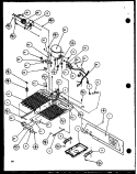 MACHINE COMPARTMENT Diagram and Parts List for SCD22J P1116102W Amana Refrigerator