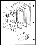 Part Location Diagram of 10031421 Whirlpool DOOR REF     G