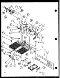 MACHINE COMPARTMENT Diagram and Parts List for SCD25J P1116302W Amana Refrigerator