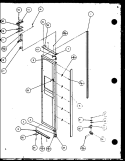 Part Location Diagram of 10163601 Whirlpool Bottom hinge, frz