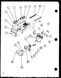 ICE BUCKET AND ICE MAKER Diagram and Parts List for 1999CIWW P1121502W W Amana Refrigerator