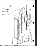 FZ DOOR Diagram and Parts List for SZ22MBW P1120610W W Amana Refrigerator