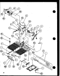 MACHINE COMPARTMENT - TEC COMP Diagram and Parts List for SZ22MBW P1120610W W Amana Refrigerator